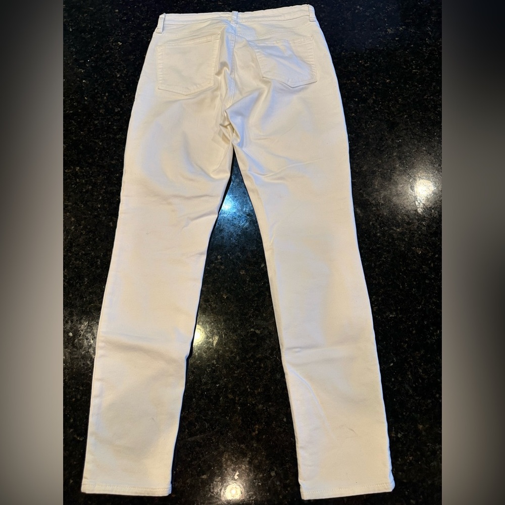 Lucky Brand Bridgette Skinny White Denim Jeans Size 8/29 - Picture 6 of 8